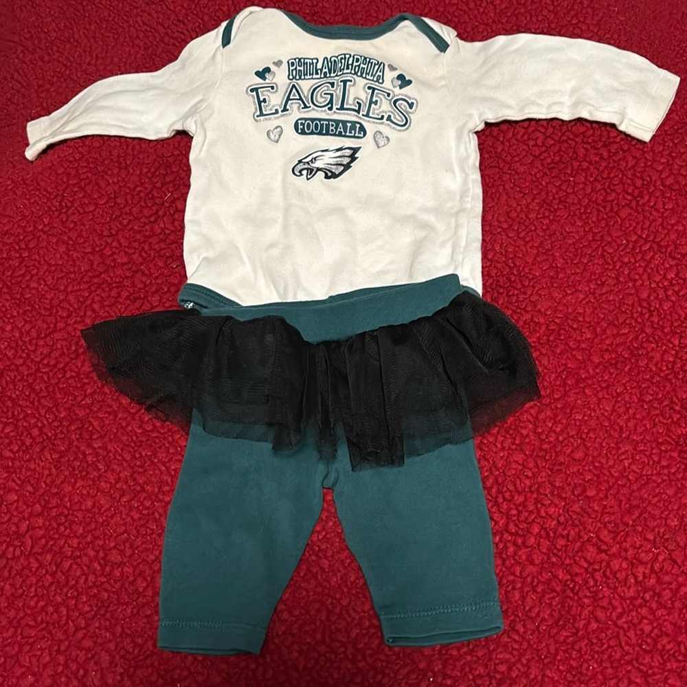 Philadelphia Eagles Onsie and Tutu pants